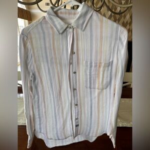 Rails Pastel Striped Button Down Shirt